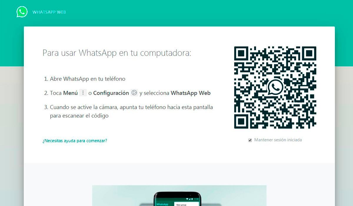 WhatsApp Web tiene la particularidad de abrirse ya sea por la aplicación o por la misma Google Chrome. (Foto: WhatsApp)