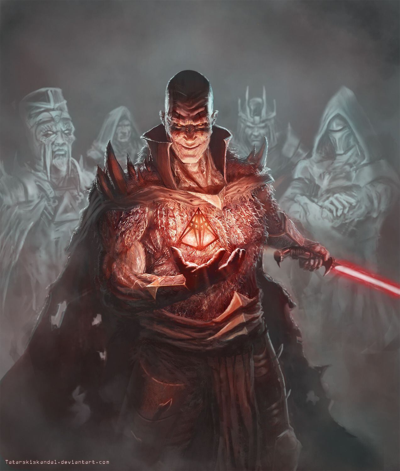 Darth Bane fue un famoso Sith que creó la regla de los Dos Sith "Rule of Two" (Foto: Pinterest)