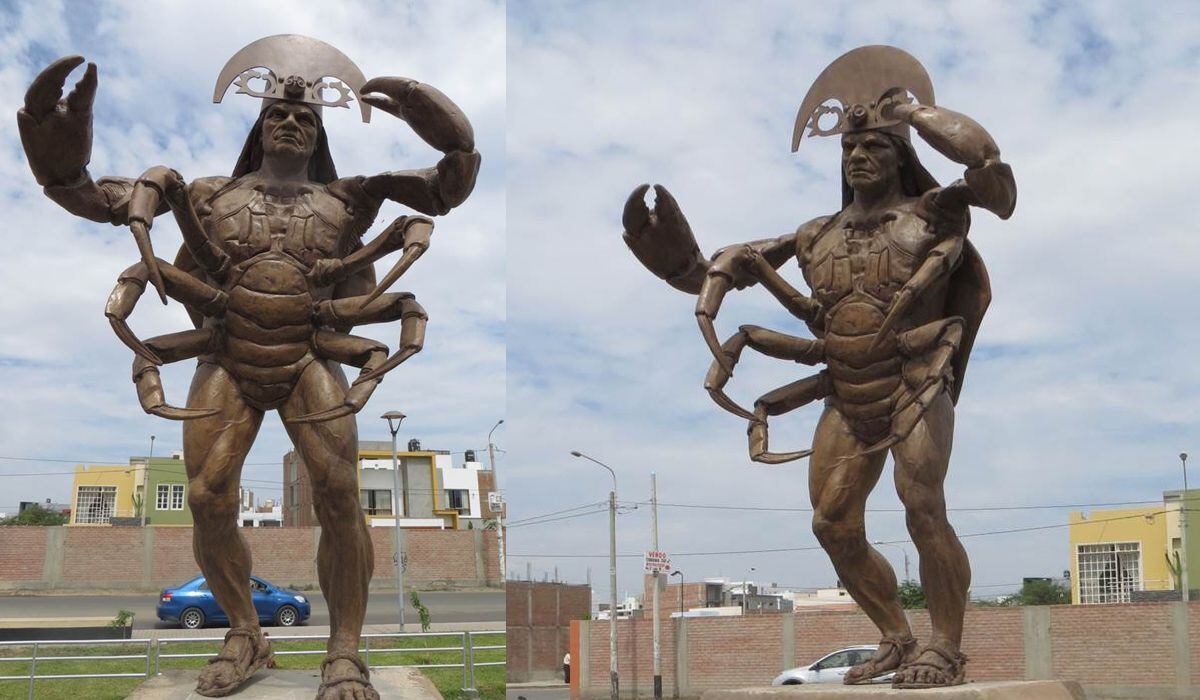 Se trata de Lang Ñam, una deidad mochica. (Foto: Google Maps)