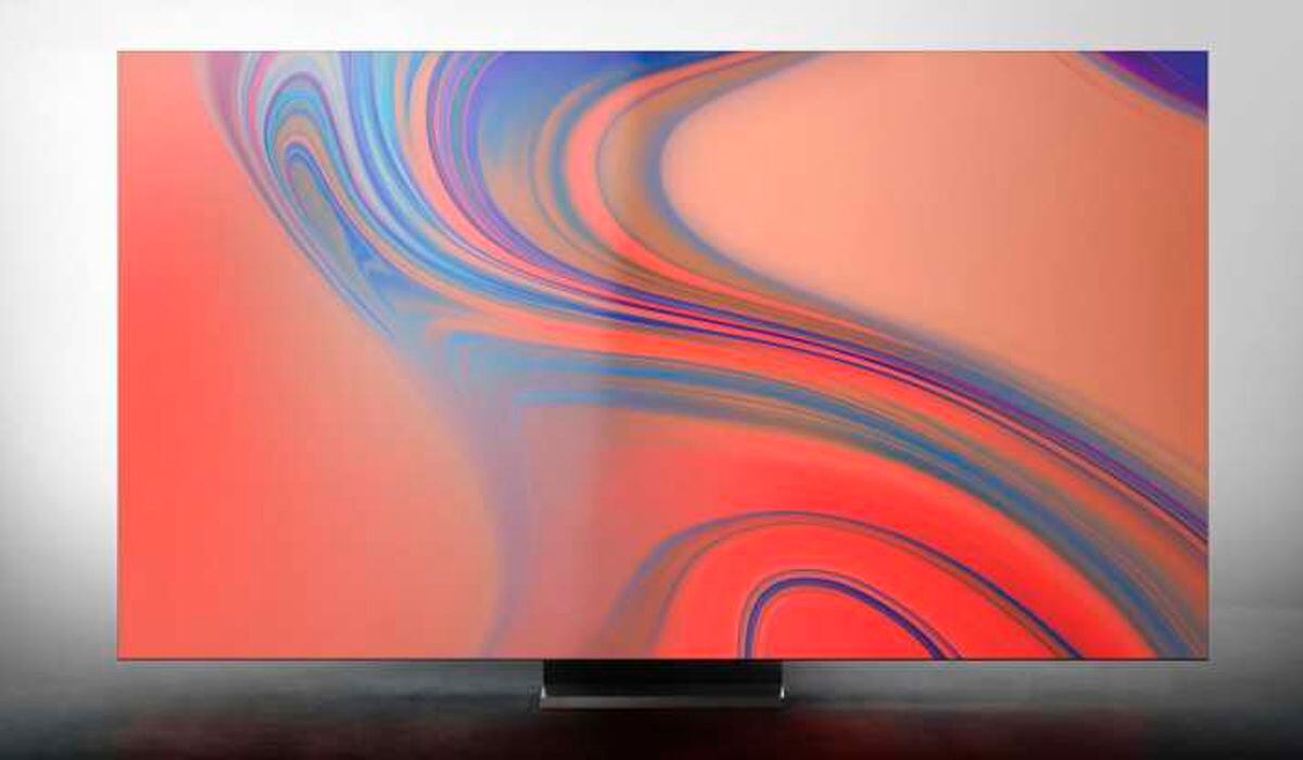 Así luce el televisor de Samsuing sin casi nada de bordes. (Foto: Samsung)