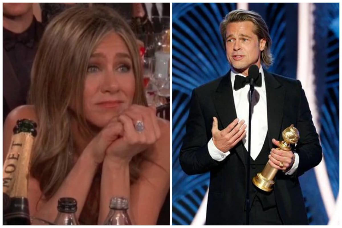 Jennifer Aniston ante la victoria de Brad Pitt