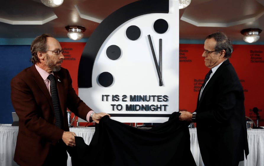 Para el 2018, el reloj esaba a dos minutos del apocalipsis (Foto: AFP)